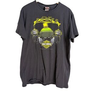 Harley Davidson Looney Tunes Marvin the Martian Shirt XL Ventura Camarillo Black